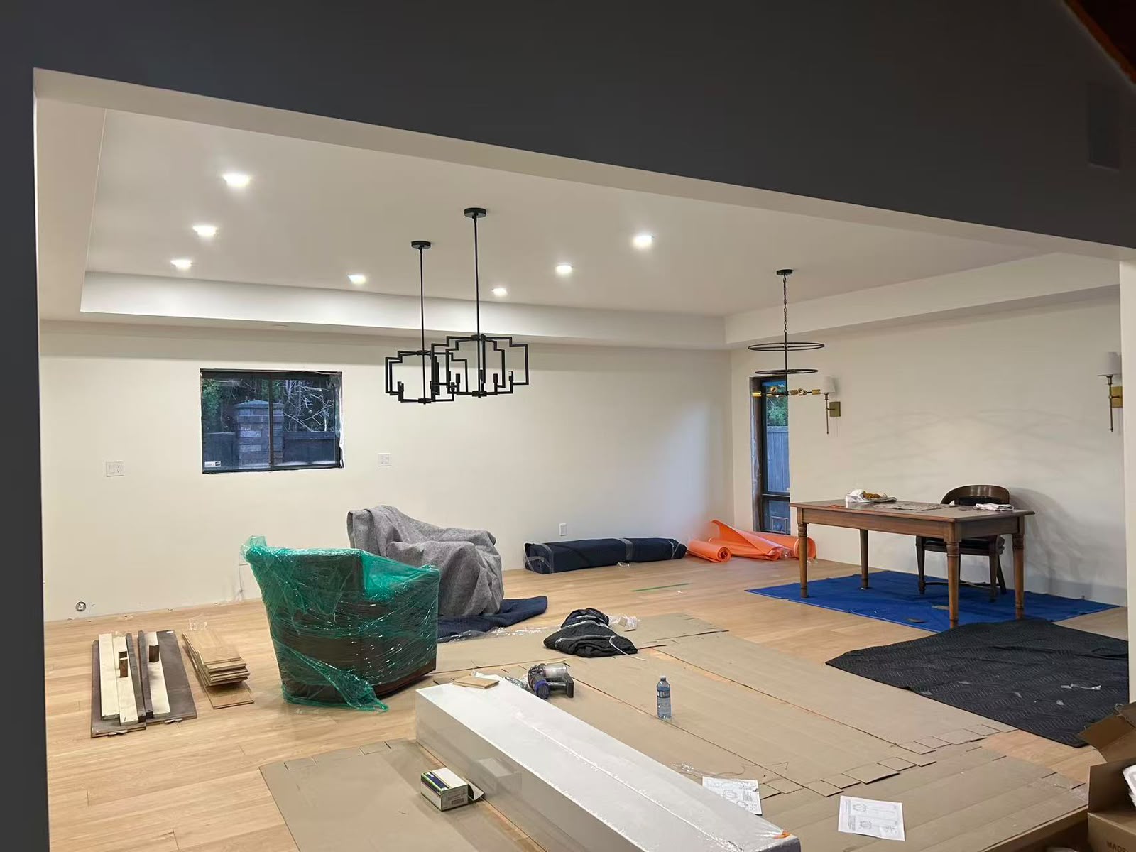 Active interior renovation site preparation