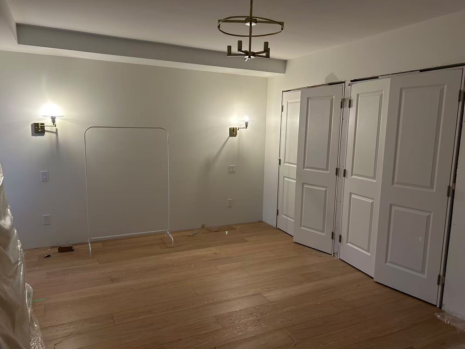 Interior dry wall and electrical finishing